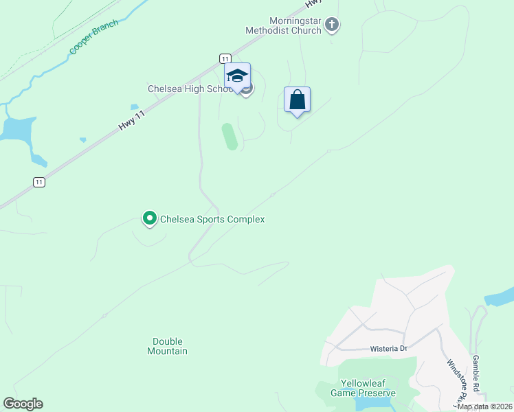 map of restaurants, bars, coffee shops, grocery stores, and more near Oakridge Way in Chelsea