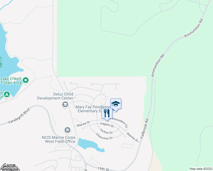 map of restaurants, bars, coffee shops, grocery stores, and more near 802 Pohang Drive in Oceanside