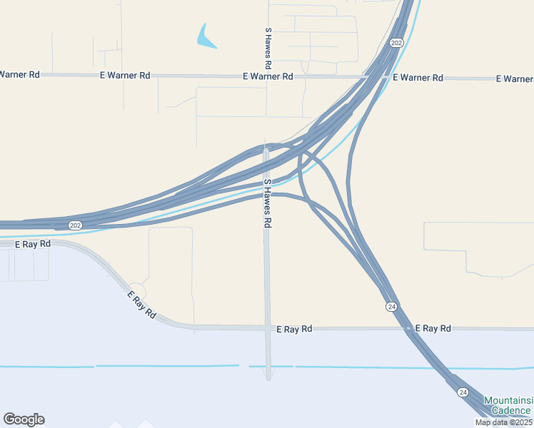 map of restaurants, bars, coffee shops, grocery stores, and more near 4757 South Hawes Road in Mesa