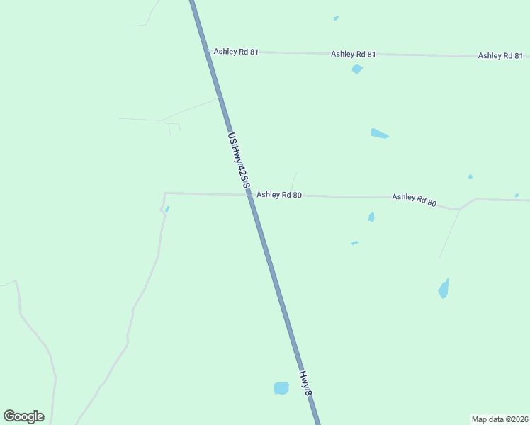 map of restaurants, bars, coffee shops, grocery stores, and more near 2592 U.S. 425 in Hamburg