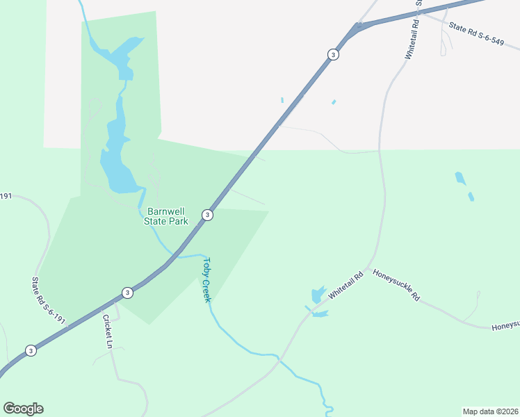 map of restaurants, bars, coffee shops, grocery stores, and more near 114 Thursday Lane in Blackville