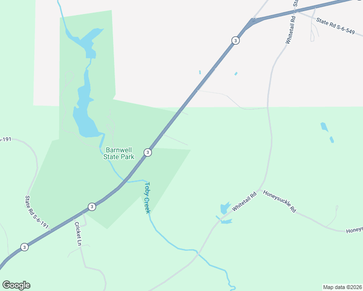 map of restaurants, bars, coffee shops, grocery stores, and more near 114 Thursday Lane in Blackville