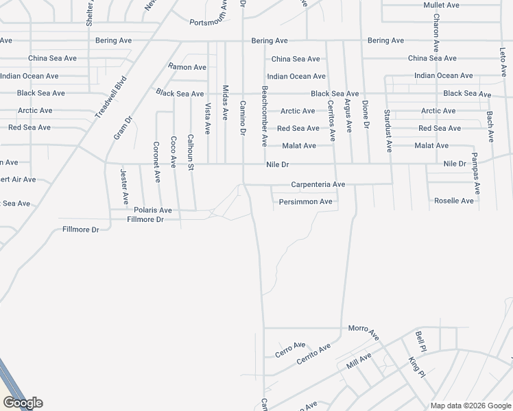 map of restaurants, bars, coffee shops, grocery stores, and more near 2772 Camino Drive in Thermal