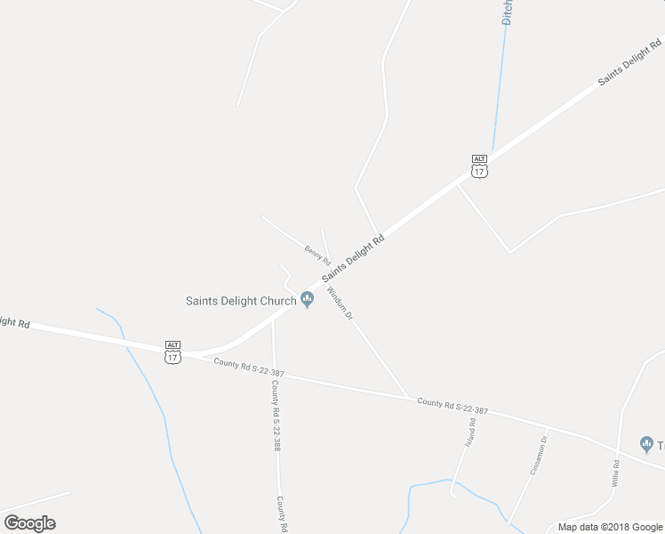 map of restaurants, bars, coffee shops, grocery stores, and more near 124 Benny Road in Andrews