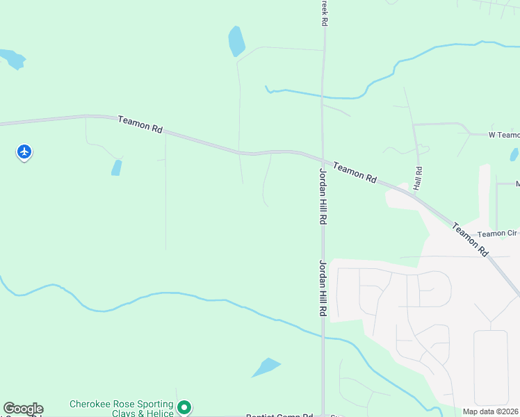 map of restaurants, bars, coffee shops, grocery stores, and more near 1298 Teamon Road in Griffin