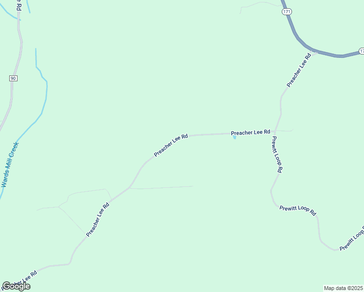 map of restaurants, bars, coffee shops, grocery stores, and more near 15262 Preacher Lee Road in Northport