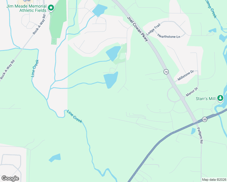 map of restaurants, bars, coffee shops, grocery stores, and more near 305 Brechin Drive in Senoia