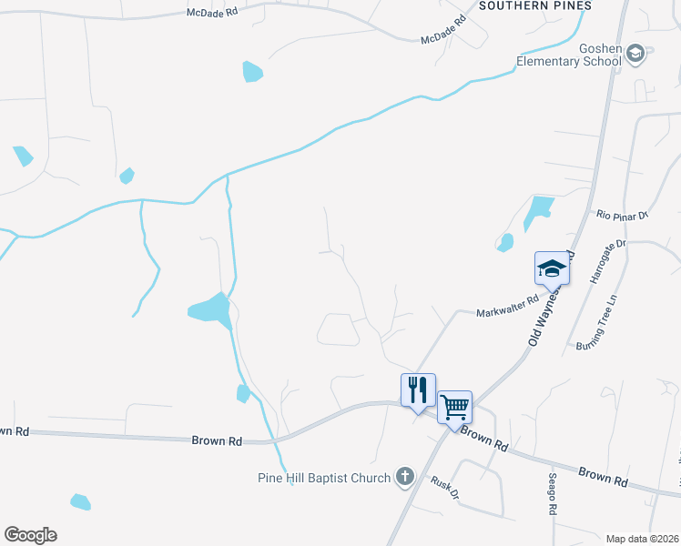 map of restaurants, bars, coffee shops, grocery stores, and more near 1740 Lawerence Road in Hephzibah