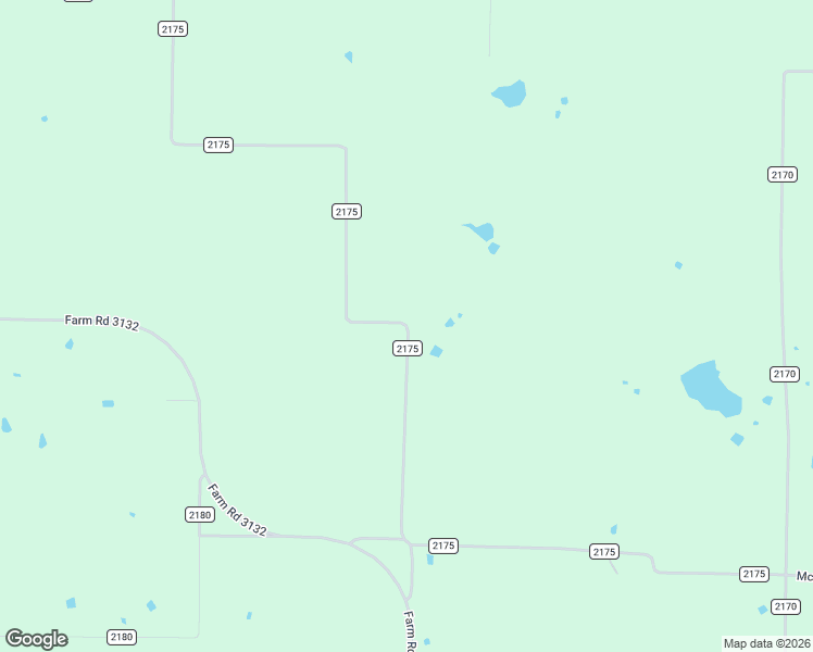map of restaurants, bars, coffee shops, grocery stores, and more near County Road 2175 in Klondike