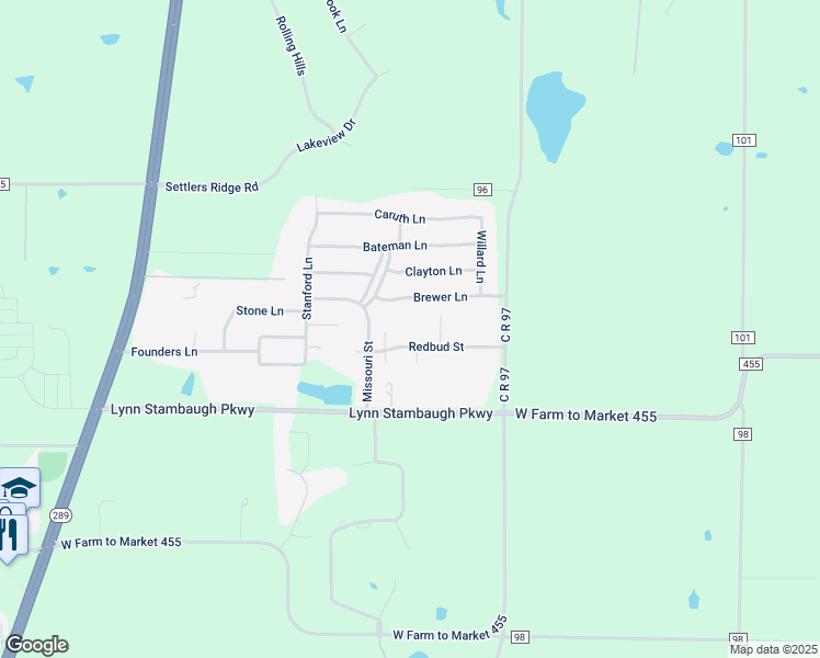 map of restaurants, bars, coffee shops, grocery stores, and more near 1413 Brewer Lane in Celina