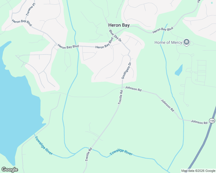 map of restaurants, bars, coffee shops, grocery stores, and more near 112 Johnson Road Extension in Locust Grove