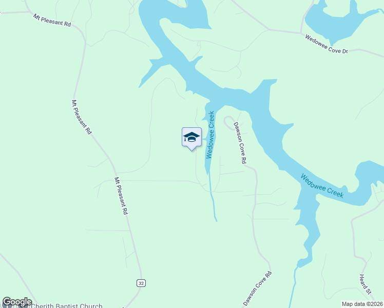 map of restaurants, bars, coffee shops, grocery stores, and more near Wadeeta Drive in Wedowee