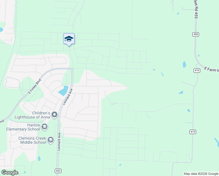 map of restaurants, bars, coffee shops, grocery stores, and more near 3205 La Paloma Drive in Anna