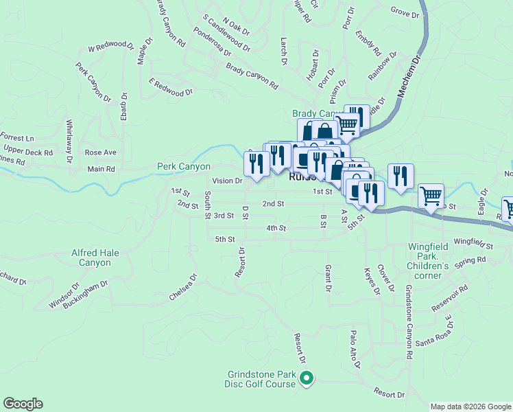 map of restaurants, bars, coffee shops, grocery stores, and more near in Ruidoso