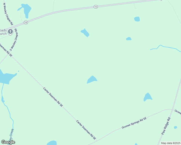 map of restaurants, bars, coffee shops, grocery stores, and more near 233 Carter Dearman Road Southeast in Eatonton