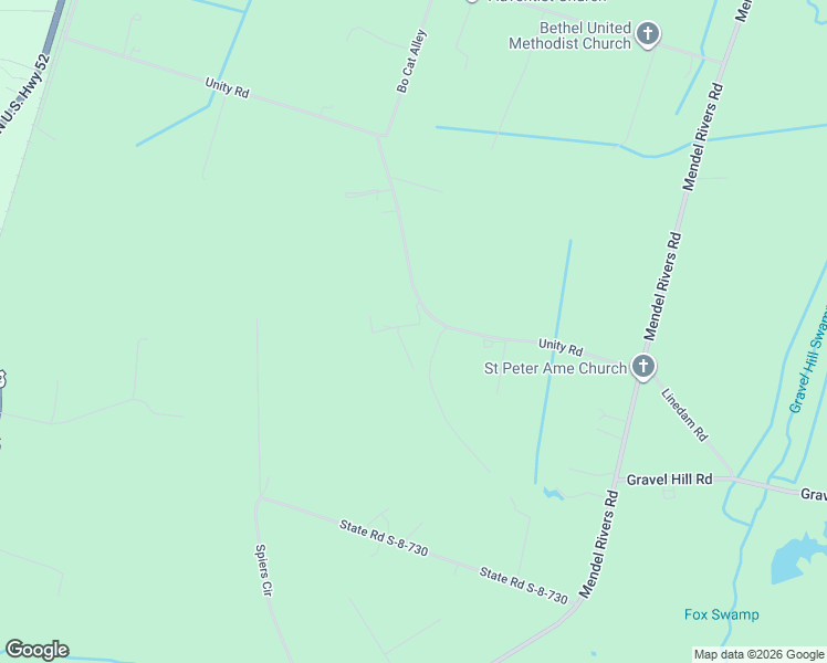 map of restaurants, bars, coffee shops, grocery stores, and more near 203 Grass Road in Saint Stephen