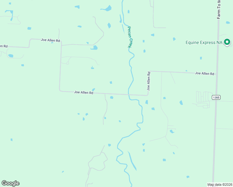 map of restaurants, bars, coffee shops, grocery stores, and more near 13305 Joe Allen Road in Pilot Point