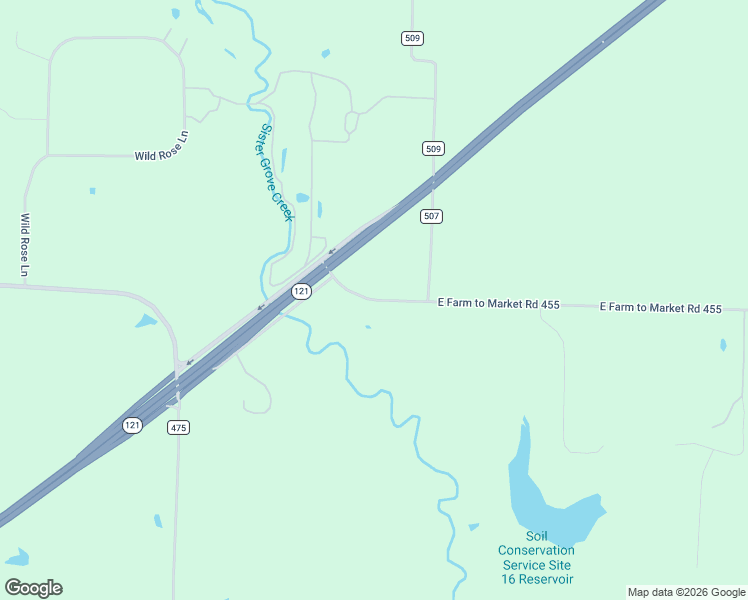 map of restaurants, bars, coffee shops, grocery stores, and more near 6401 East Farm to Market Road 455 in Anna