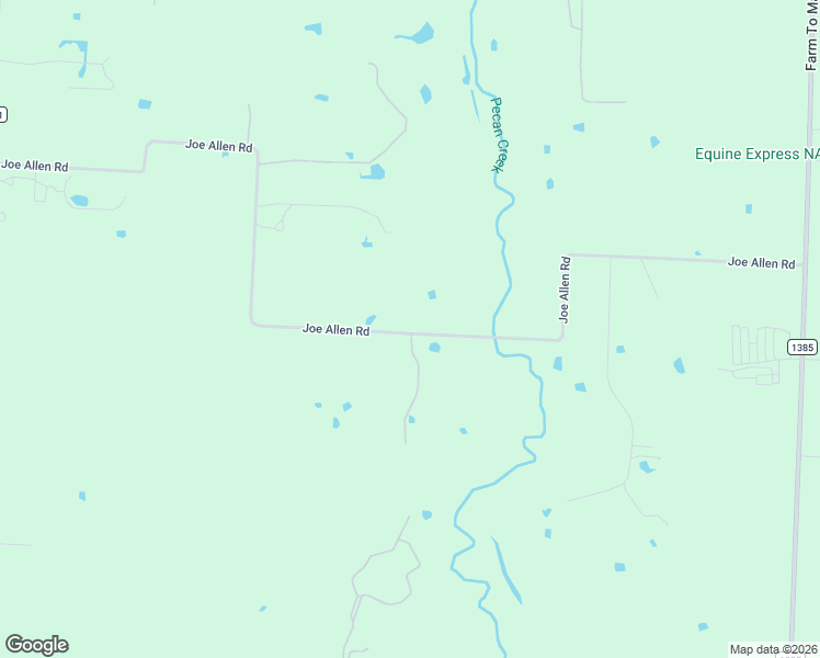 map of restaurants, bars, coffee shops, grocery stores, and more near 13305 Joe Allen Road in Pilot Point