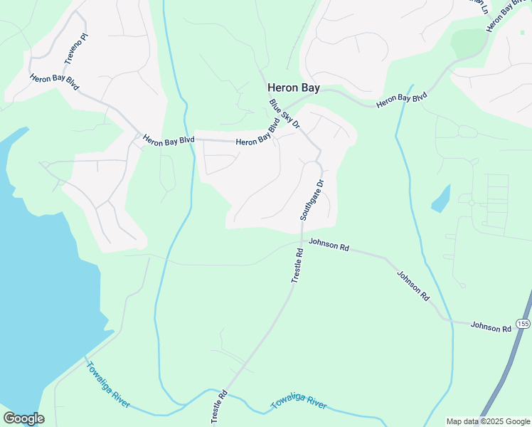 map of restaurants, bars, coffee shops, grocery stores, and more near 362 Southgate Drive in Locust Grove