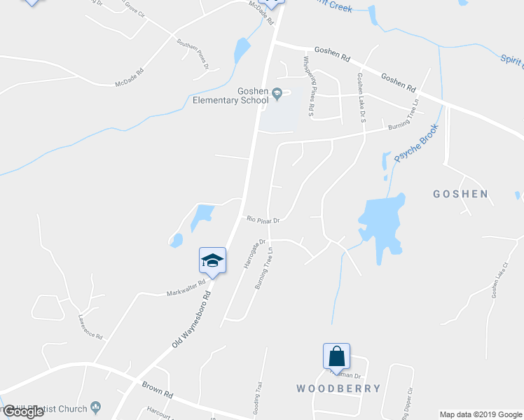 map of restaurants, bars, coffee shops, grocery stores, and more near 4087 Burning Tree Lane in Augusta