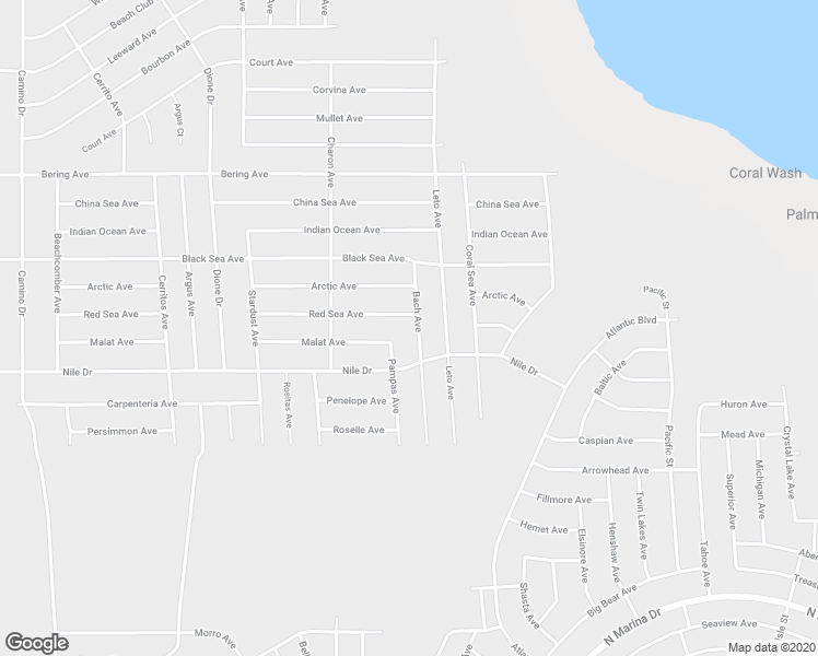 map of restaurants, bars, coffee shops, grocery stores, and more near 2837 Bach Avenue in Thermal