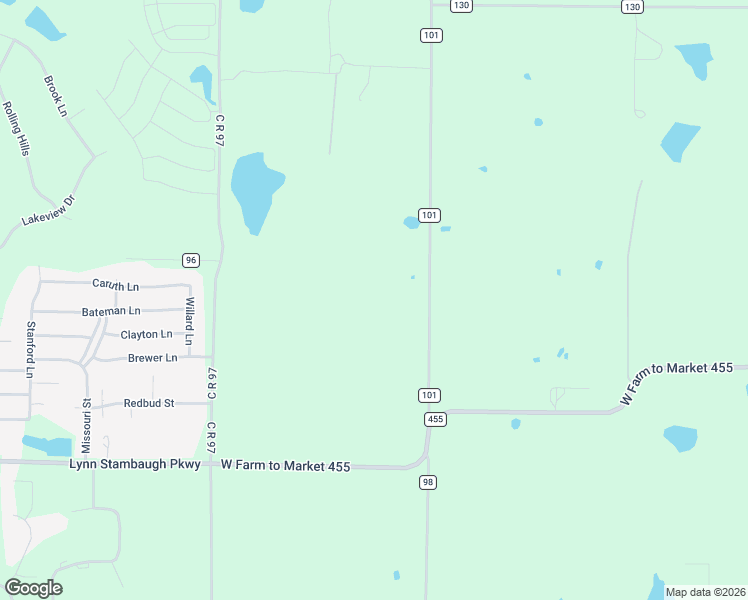 map of restaurants, bars, coffee shops, grocery stores, and more near 7939 County Road 101 in Celina