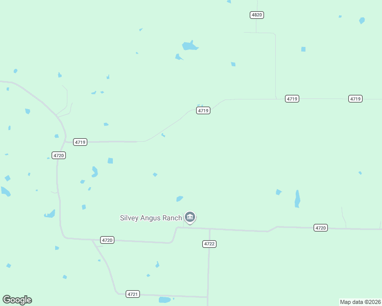 map of restaurants, bars, coffee shops, grocery stores, and more near County Road 4719 in Wolfe City