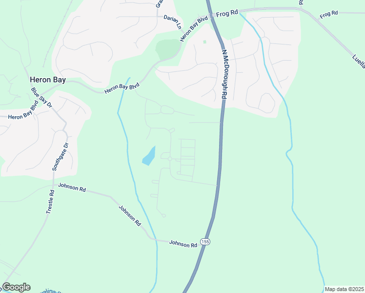 map of restaurants, bars, coffee shops, grocery stores, and more near 508 Campeche Drive in Locust Grove