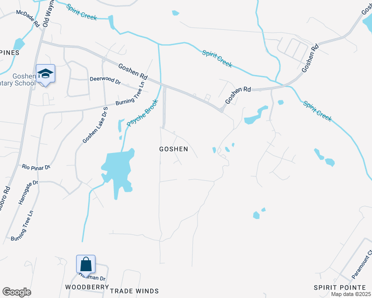 map of restaurants, bars, coffee shops, grocery stores, and more near 2110 Southlake Parkway in Augusta