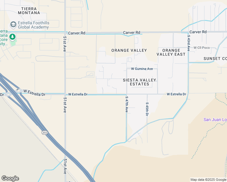 map of restaurants, bars, coffee shops, grocery stores, and more near 12322 South 47th Lane in Maricopa County