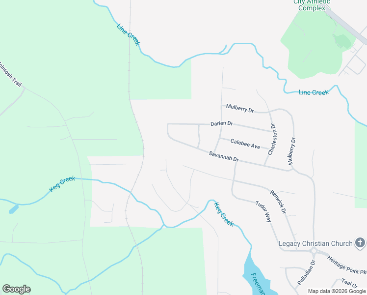 map of restaurants, bars, coffee shops, grocery stores, and more near 270 Savannah Drive in Senoia