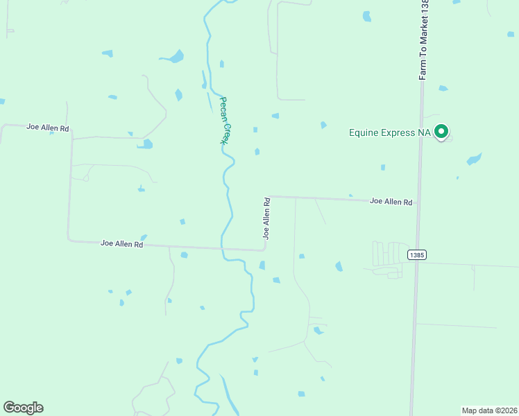 map of restaurants, bars, coffee shops, grocery stores, and more near 13305 Joe Allen Road in Pilot Point