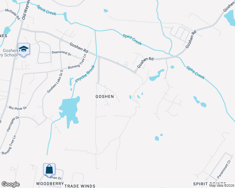 map of restaurants, bars, coffee shops, grocery stores, and more near 2115 Southlake Parkway in Augusta