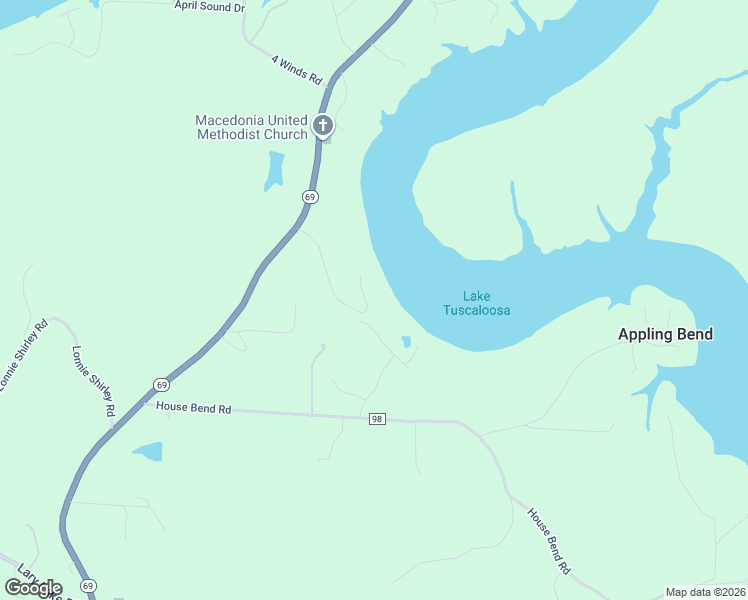 map of restaurants, bars, coffee shops, grocery stores, and more near 11030 Oak Bluff Drive in Northport