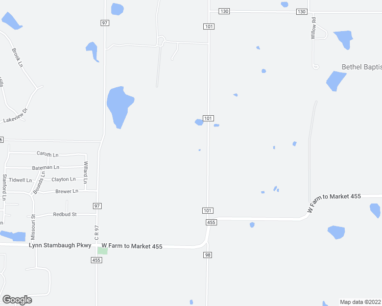 map of restaurants, bars, coffee shops, grocery stores, and more near 7939 County Road 101 in Celina