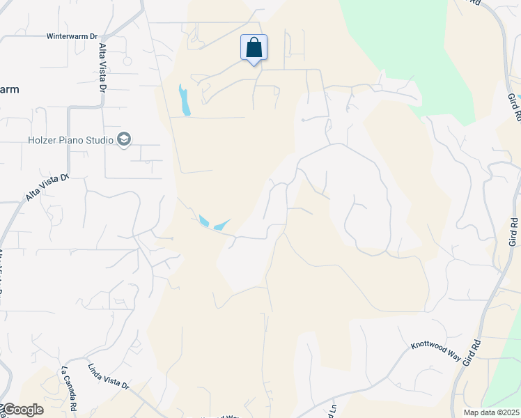 map of restaurants, bars, coffee shops, grocery stores, and more near 2869 Dos Lomas Place in Fallbrook