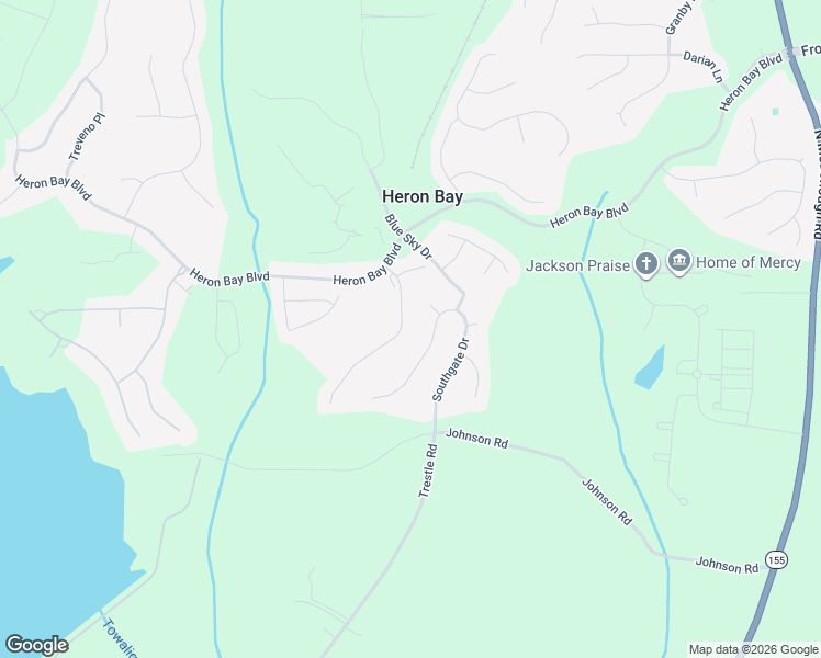 map of restaurants, bars, coffee shops, grocery stores, and more near 338 Southgate Drive in Locust Grove