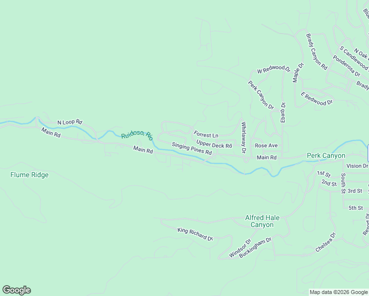 map of restaurants, bars, coffee shops, grocery stores, and more near 101 Mosley Drive in Ruidoso