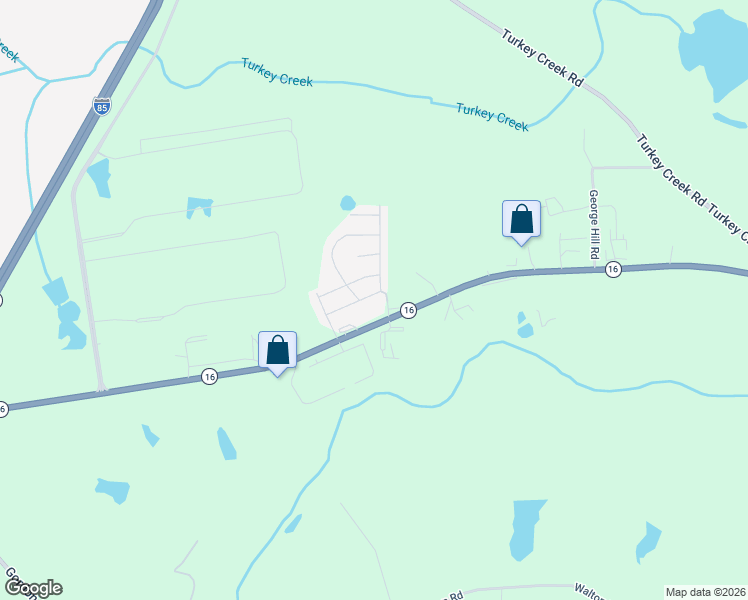 map of restaurants, bars, coffee shops, grocery stores, and more near 870 Georgia 16 in Newnan