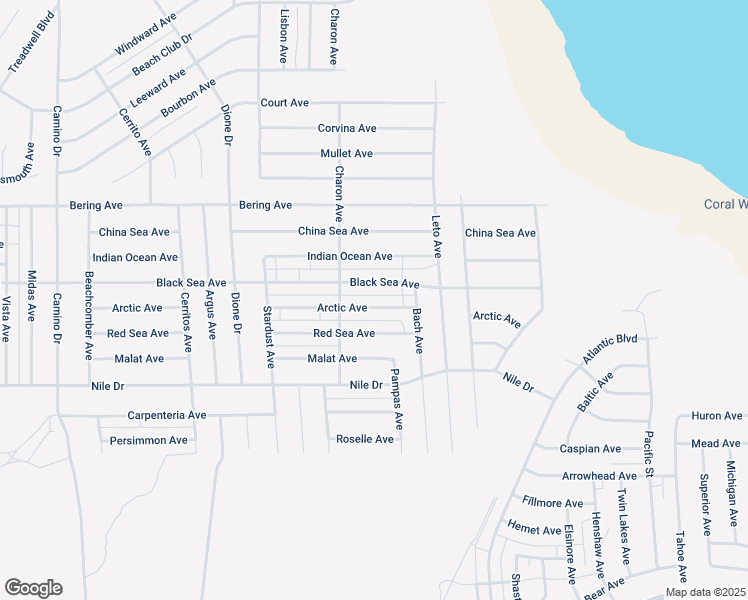 map of restaurants, bars, coffee shops, grocery stores, and more near 1238 Arctic Avenue in Thermal