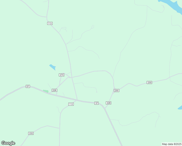 map of restaurants, bars, coffee shops, grocery stores, and more near 551 County Road 228 in Lineville