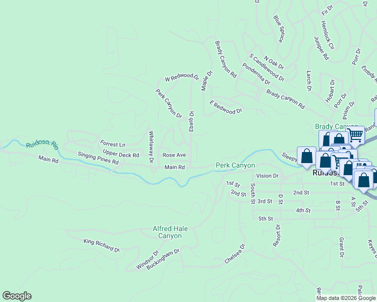 map of restaurants, bars, coffee shops, grocery stores, and more near 129 McCarty Drive in Ruidoso