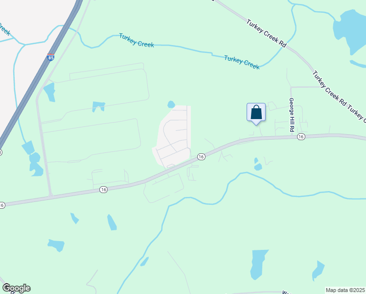 map of restaurants, bars, coffee shops, grocery stores, and more near 69 Meadowview Street in Newnan