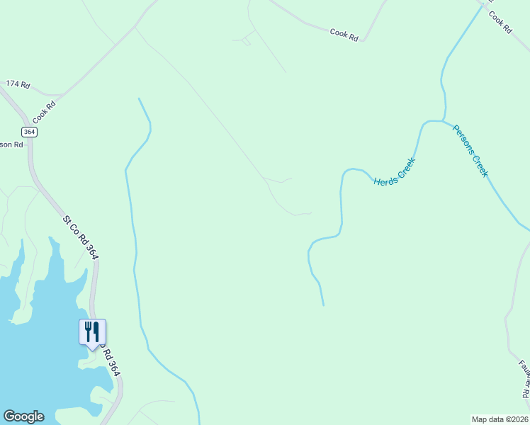 map of restaurants, bars, coffee shops, grocery stores, and more near 642 Van Morrison Road in Monticello