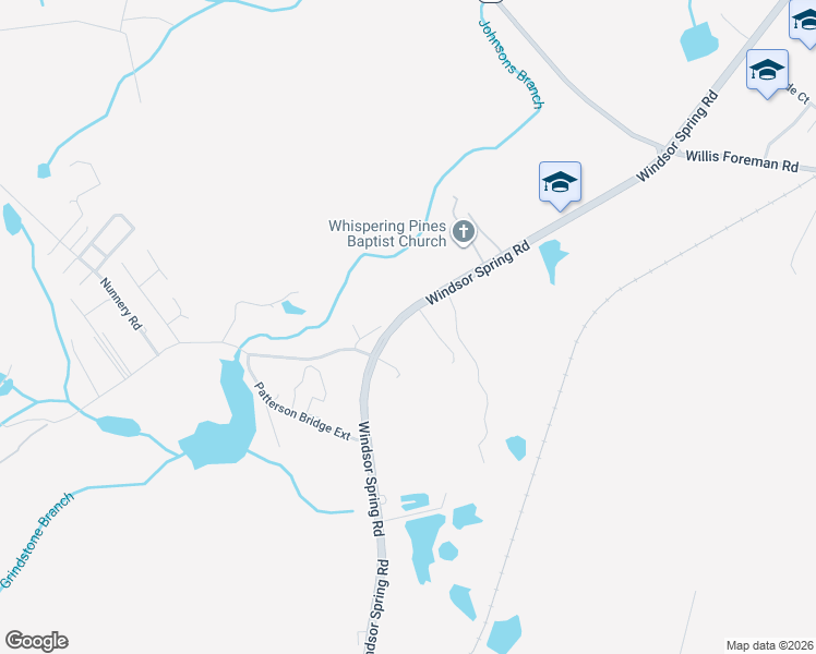 map of restaurants, bars, coffee shops, grocery stores, and more near 4574 Windsor Spring Road in Hephzibah