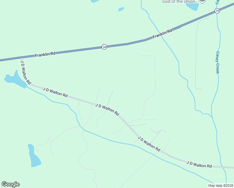map of restaurants, bars, coffee shops, grocery stores, and more near 63 Walton Lane in Newnan