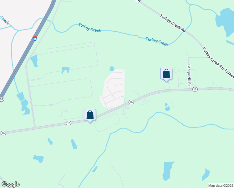 map of restaurants, bars, coffee shops, grocery stores, and more near 69 Meadowview Street in Newnan
