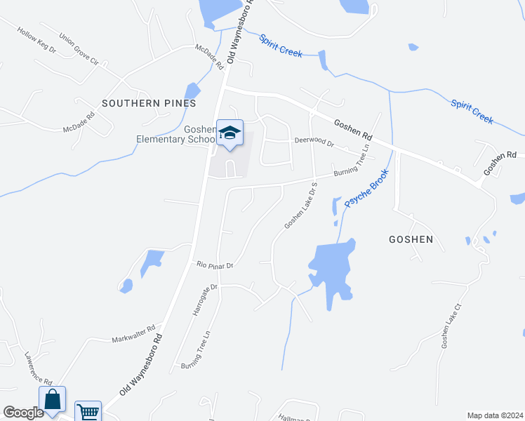 map of restaurants, bars, coffee shops, grocery stores, and more near 4011 Rio Pinar Drive in Augusta