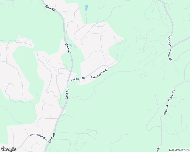 map of restaurants, bars, coffee shops, grocery stores, and more near 3524 Lake Garden Drive in Fallbrook